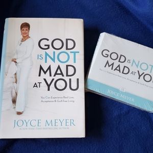BOOK & CD God's not mad at you by Joyce Meyer